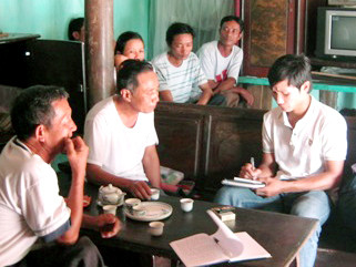 Gia đình ông Dân vô cùng bức xúc trước hành vi của tên Phúc