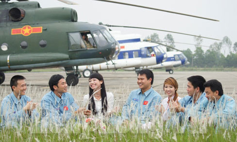 Phút thảnh thời sau những giờ luyện tập căng thẳng. Phút thảnh thời sau những giờ luyện tập căng thẳng