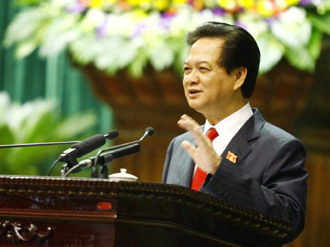 Thủ tướng Nguyễn Tấn Dũng. Ảnh: Hồng Vĩnh. Thủ