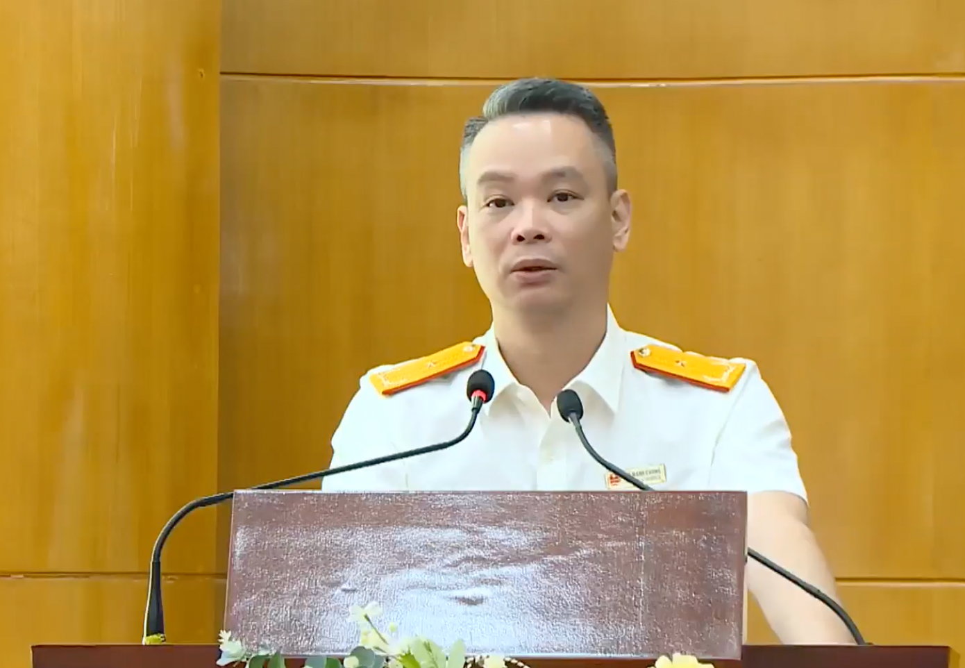 Ông Vũ Mạnh Cường - Phó cục trưởng Cục Thuế, Chi cục trưởng Chi cục Thuế khu vực I.