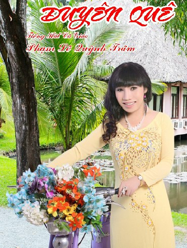 Cô giáo Quỳnh Trâm trong CD ca nhạc đầu tay. Ảnh: TT.