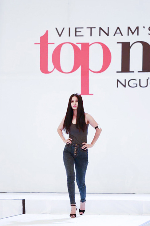 Thảo Trang trong buổi sơ tuyển đầu tiên hôm 12/8