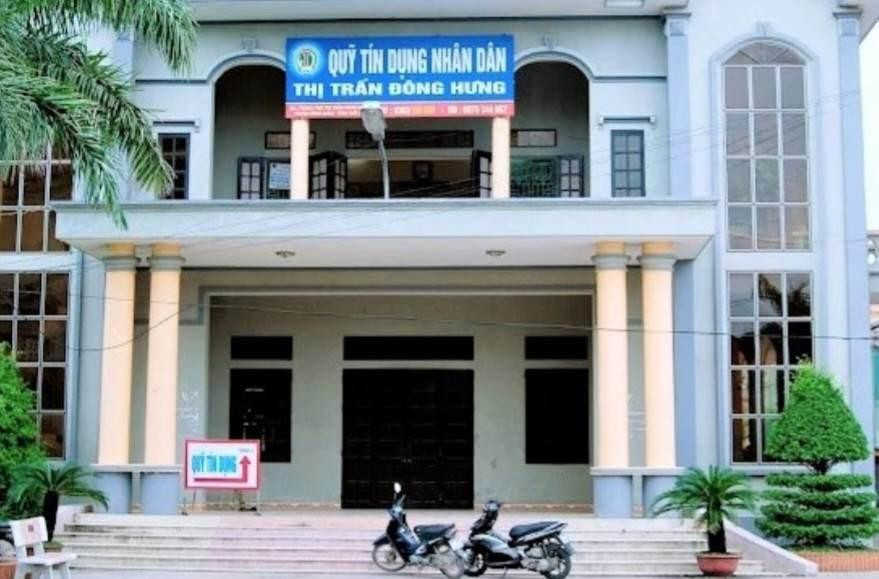 Quỹ tín dụng nhân dân huyện Đông Hưng. Ảnh CTV Quỹ tín dụng nhân dân huyện Đông Hưng. Ảnh CTV