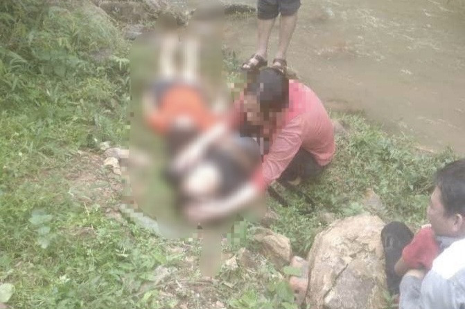 Hiện trường vụ việc. Ảnh: X.Đ Hiện trường vụ việc. Ảnh: X.Đ