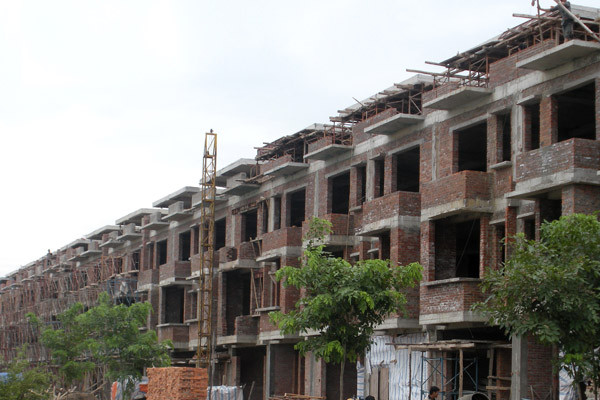 Nhà liền kề tại dự án không đúng chiều cao tầng theo quy hoạch