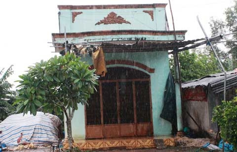 Căn nhà xảy ra vụ việc làm xôn xao dư luận địa phương. Căn nhà xảy ra vụ việc làm xôn xao dư luận địa phương