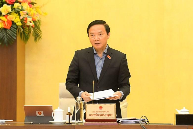 Phó chủ tịch Quốc hội Nguyễn Khắc Định