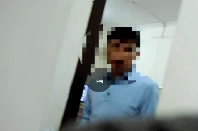 Ông Cường bị tố quấy rối tình dục chị H. trong phòng riêng khi chị này đến Phòng Quản lý Xuất nhập cảnh (Công an tỉnh Lào Cai) xin cấp lại hộ chiếu. Ảnh: NVCC