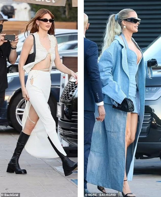 Hôm 23/3, Kendall Jenner và chị gái Khloe Kardashian được nhìn thấy xuất hiện ở bãi đỗ xe của một nhà hàng hạng sang có tiếng ở Malibu (Mỹ). Theo Daily Mail, hai chị em sao hạng A Hollywood đi dự tiệc do thương hiệu thời trang riêng của Khloe tổ chức.