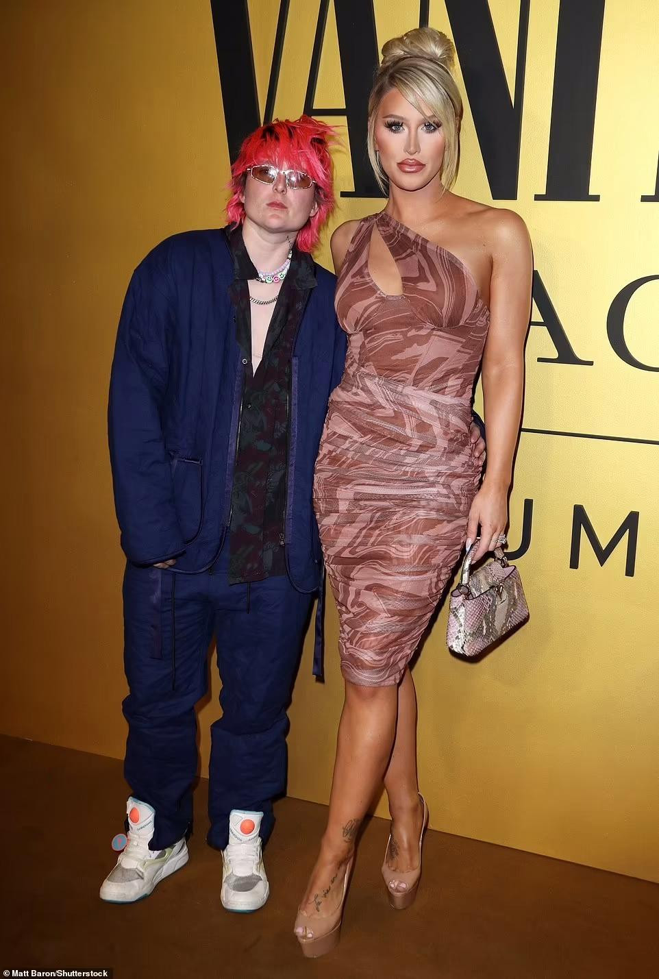 Ngôi sao mạng xã hội Nats Getty và vợ Gigi Gorgeous.