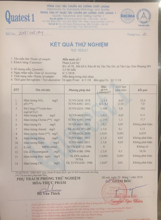 Giữa Thủ đô, cư dân phải dùng nước bị nhiễm asen gấp 3 lần ảnh 6