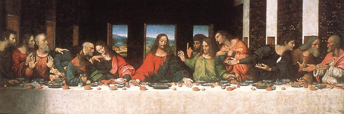 Người ta tin rằng ý tưởng cho tiết mục tại Olymic Paris đến từ bức tranh The Last Supper của Leonardo da Vinci.