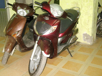 Trang chính là "tác giả" 2 vụ trộm cắp xe máy. Trang chính là