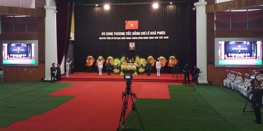 Cử hành trọng thể lễ truy điệu nguyên Tổng Bí thư Lê Khả Phiêu ảnh 24