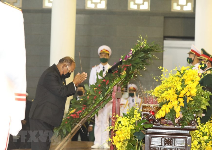 Cử hành trọng thể lễ truy điệu nguyên Tổng Bí thư Lê Khả Phiêu ảnh 32