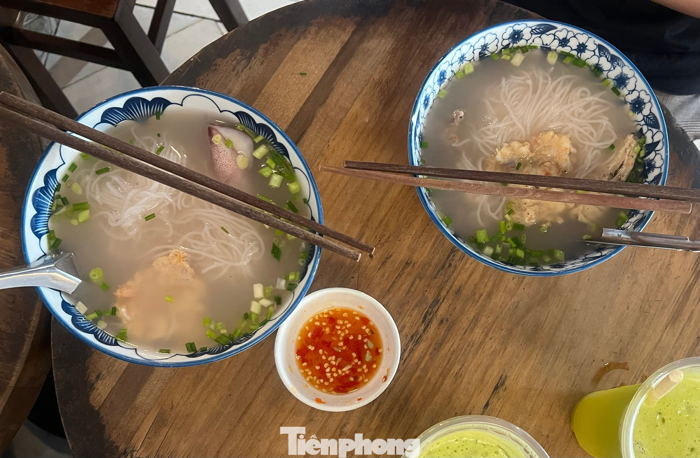 Món bún quậy tại Phú Quốc. Ảnh: Trần An.