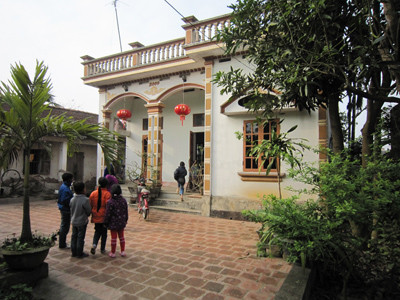 Nhà Nguyễn Hữu Dưỡng ở Thái Bình. Ảnh: Tuấn Nguyễn