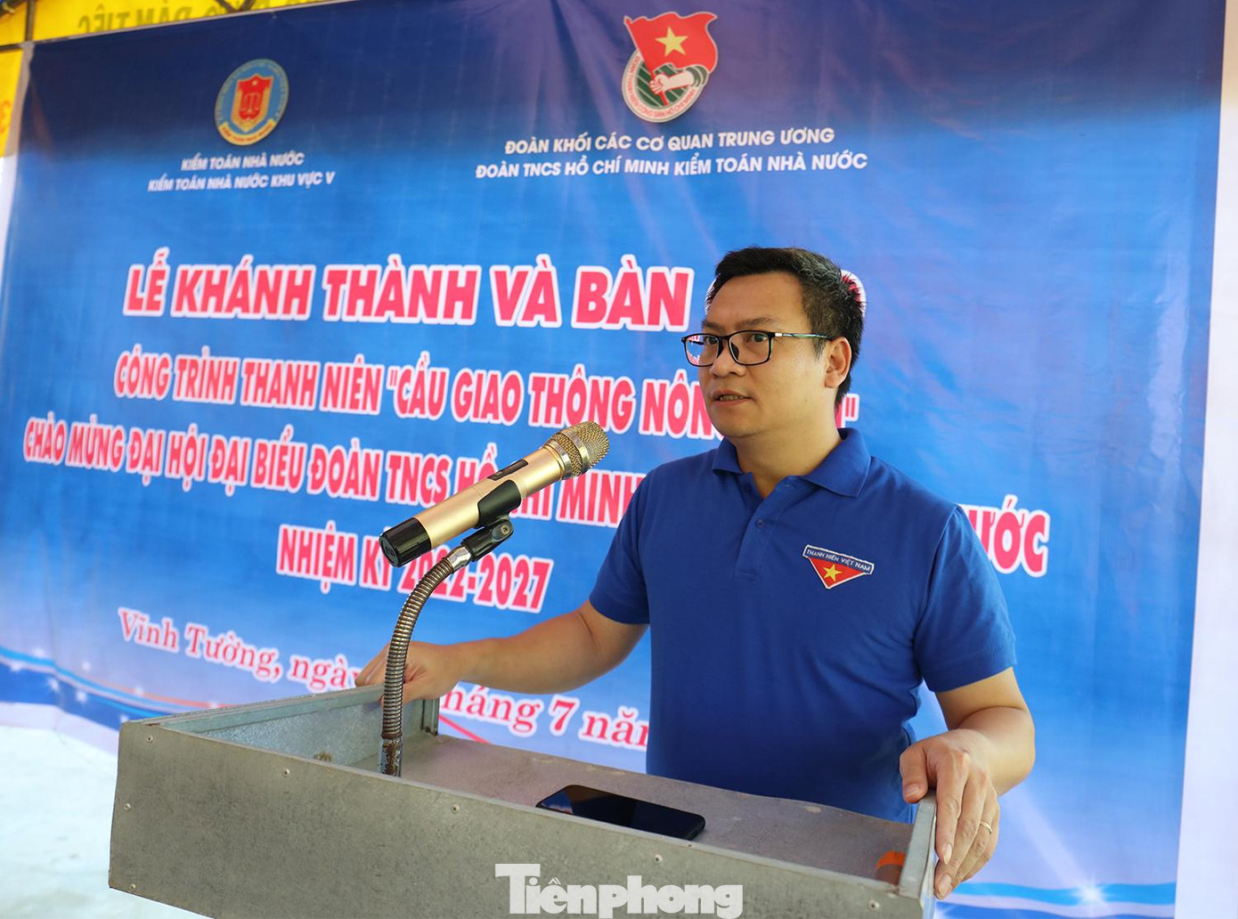 Bí thư Đoàn Thanh niên KTNN Ngô Đạt Trí phát biểu