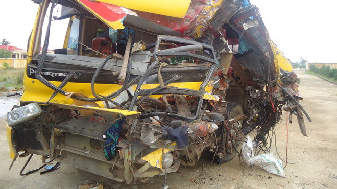 Nơi xảy ra tai nạn. Ảnh: Tuổi Trẻ