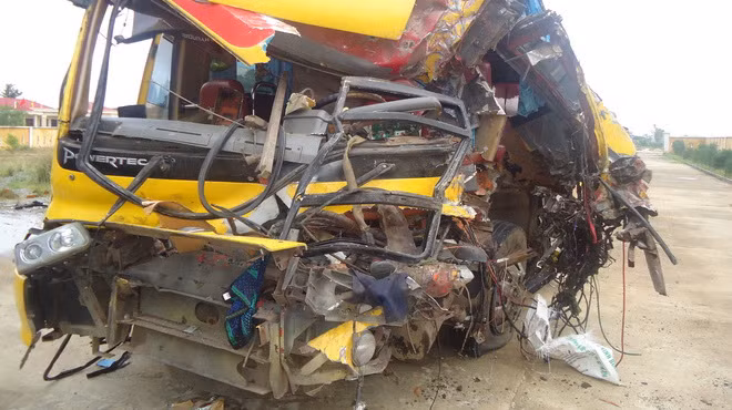 Nơi xảy ra tai nạn. Ảnh: Tuổi Trẻ