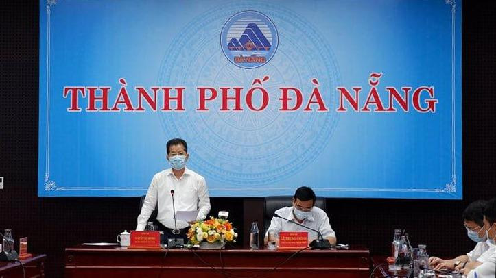 Bí thư Đà Nẵng Nguyễn Văn Quảng phát biểu tại buổi làm việc với Ban chỉ đạo phòng chống dịch TP Đà Nẵng.