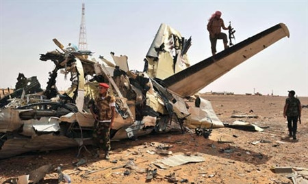 Quân nổi dậy đang bao vây thị trấn Bani Walid. Ảnh: Getty Images