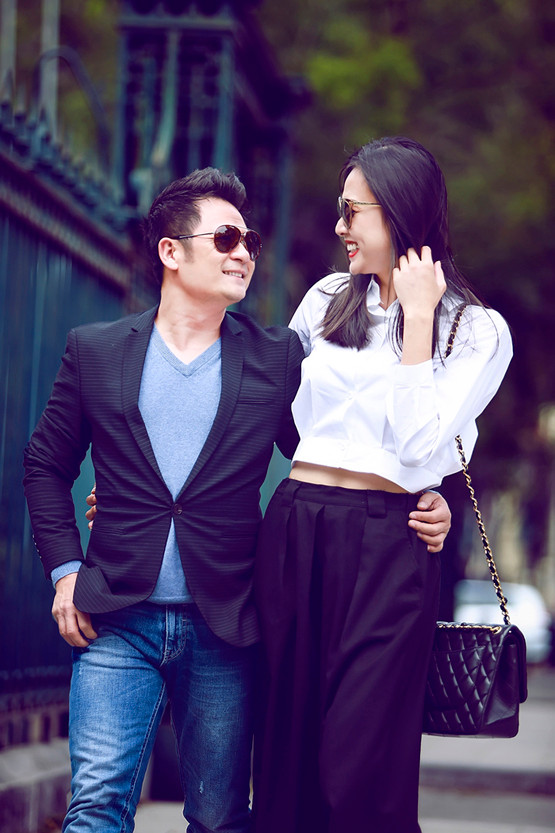 Bằng Kiều cùng Dương Mỹ Linh dạo phố Hà Nội ảnh 2