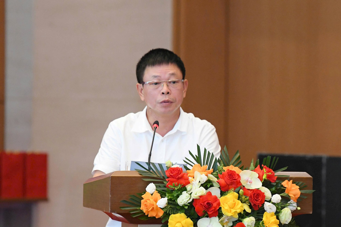 Tổng Biên tập Báo Tiền phong Phùng Công Sưởng phát biểu tại cuộc gặp mặt. Ảnh: Lâm Hiển Tổng Biên tập Báo Tiền phong Phùng Công Sưởng phát biểu tại cuộc gặp mặt. Ảnh: Lâm Hiển