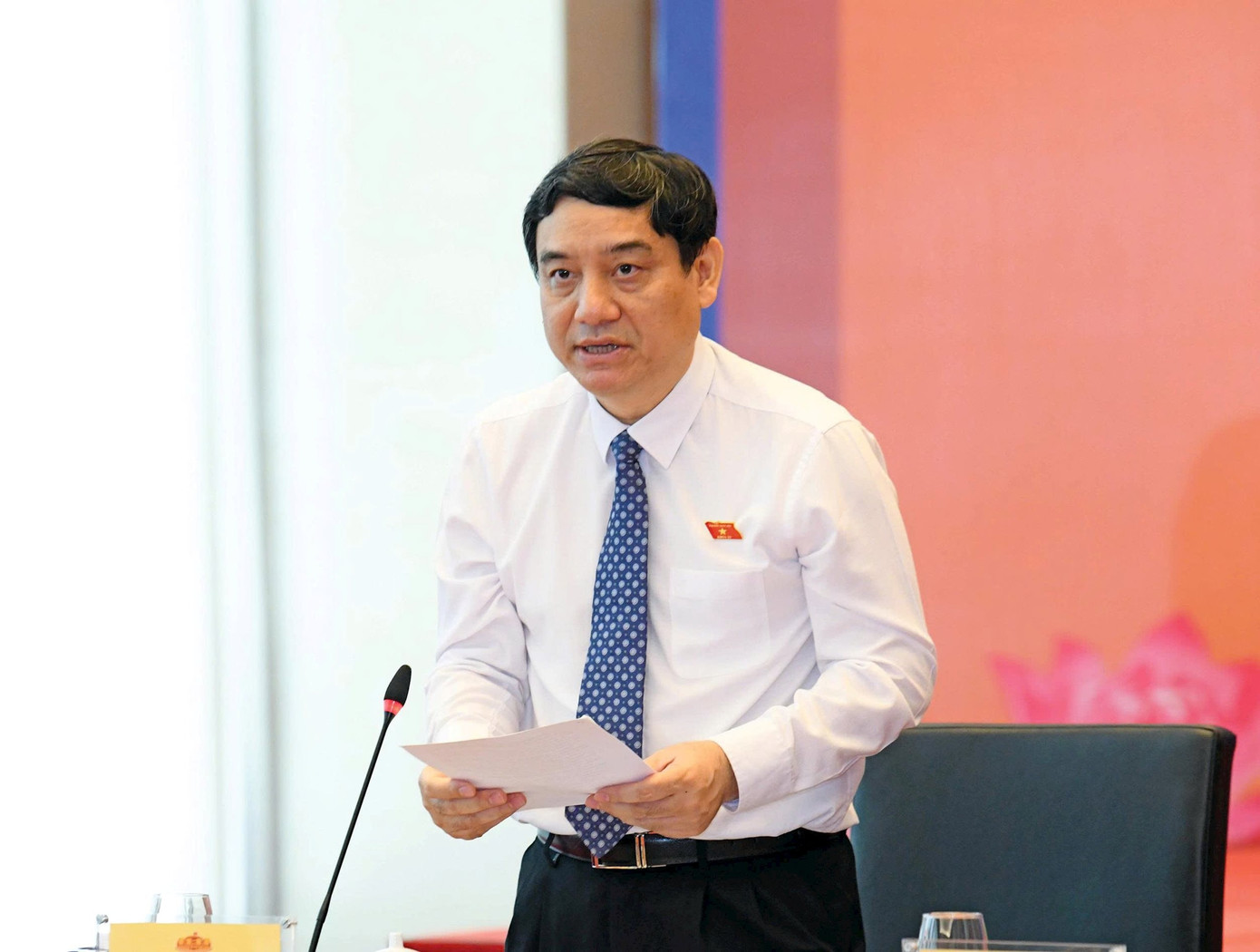 Chủ nhiệm Ủy ban Văn hóa và Xã hội Nguyễn Đắc Vinh phát biểu tại cuộc gặp mặt. Ảnh: Lâm Hiển Chủ nhiệm Ủy ban Văn hóa và Xã hội Nguyễn Đắc Vinh phát biểu tại cuộc gặp mặt. Ảnh: Lâm Hiển