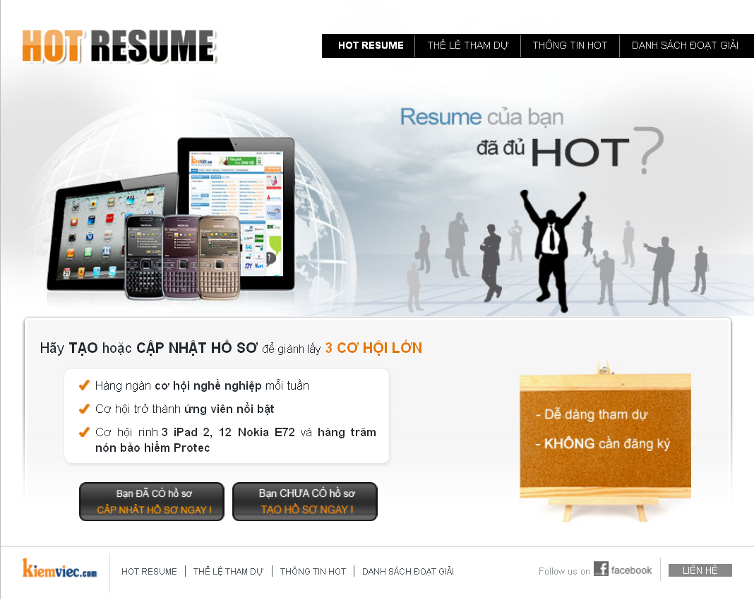 Tham gia những cuộc thi Hồ sơ Online là cách để rèn luyện khả năng viết hồ sơ ứng tuyển