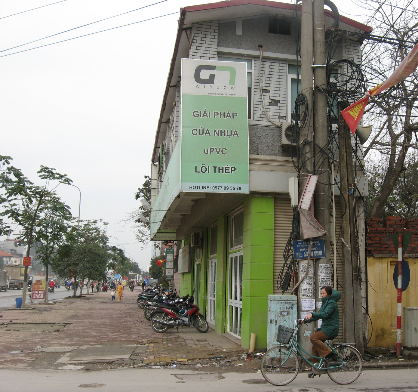 Nhà mỏng méo tại quận Thanh Xuân, Hà Nội. Ảnh: Văn Việt