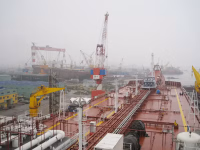 Tàu FSO5 được đóng tại Tổng Công ty CNTT Nam Triệu 