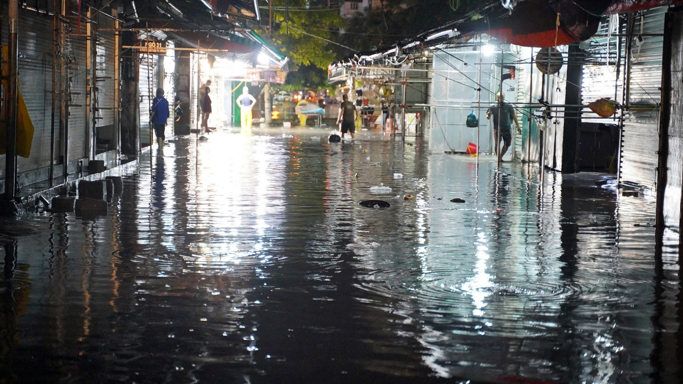 Khu chợ Nhà Xanh mênh mông nước Khu chợ Nhà Xanh mênh mông nước