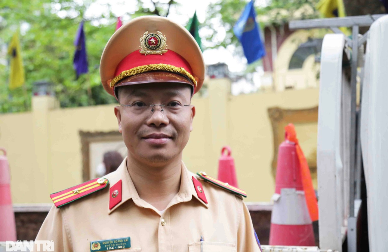 Thiếu tá Nguyễn Hoàng Hải (Ảnh: Trần Thanh).