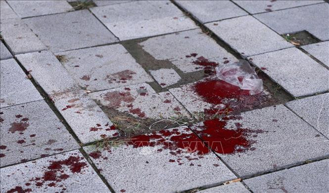 Hiện trường vụ nổ.