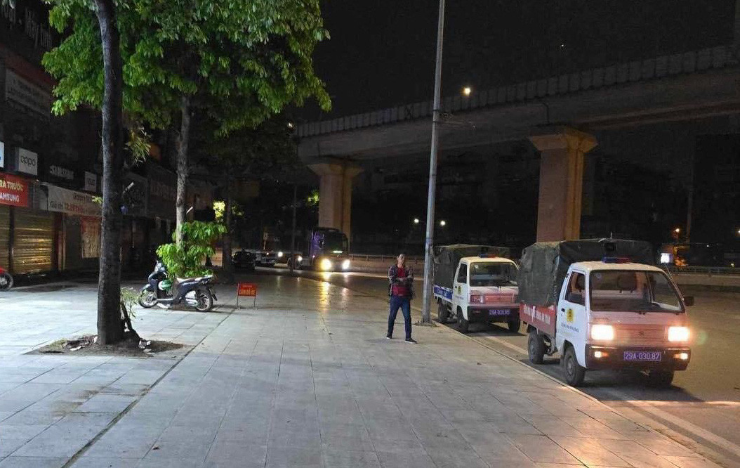 Khu vực phát hiện thi thể trẻ sơ sinh. Ảnh: D. A.