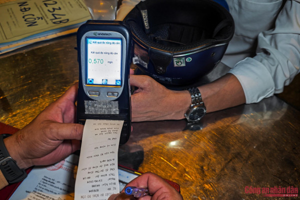 Mức vi phạm của tài xế Đ.B.N.