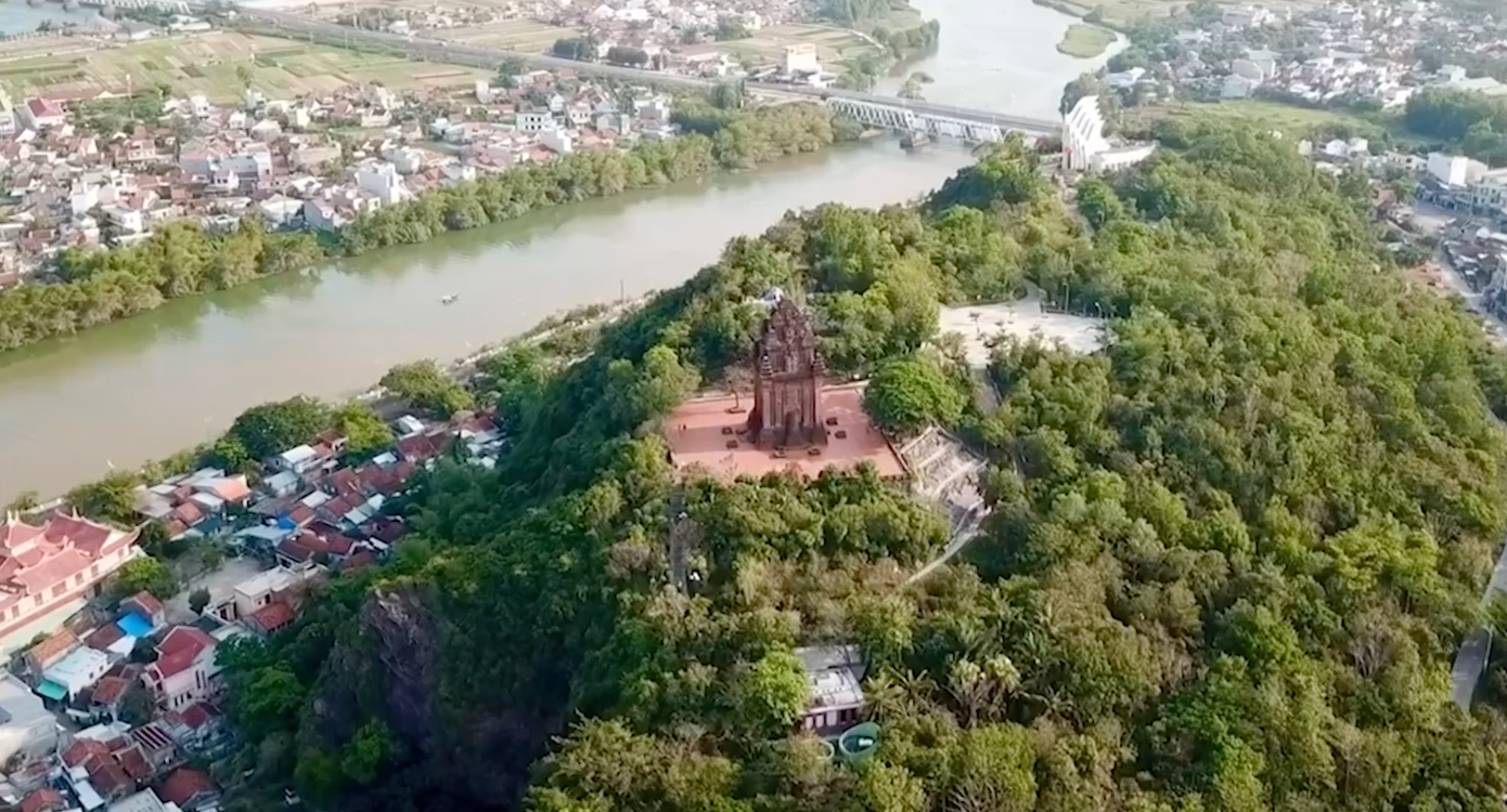 Phong cảnh thiên nhiên tươi đẹp phía Nam TP Tuy Hòa. Ảnh: L.H.