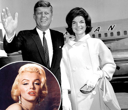 Ông Kennedy được cho là có quan hệ ngoài luồng với nữ minh tinh màn bạc Marilyn Monroe