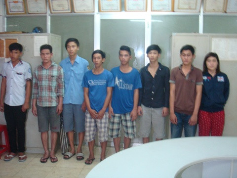 Các đối tượng trong băng cướp bị bắt giữ