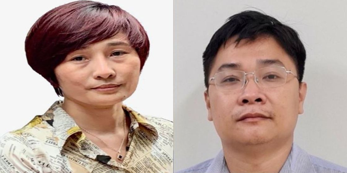 Bị cáo Vy và Tuấn. Bị cáo Vy và Tuấn.