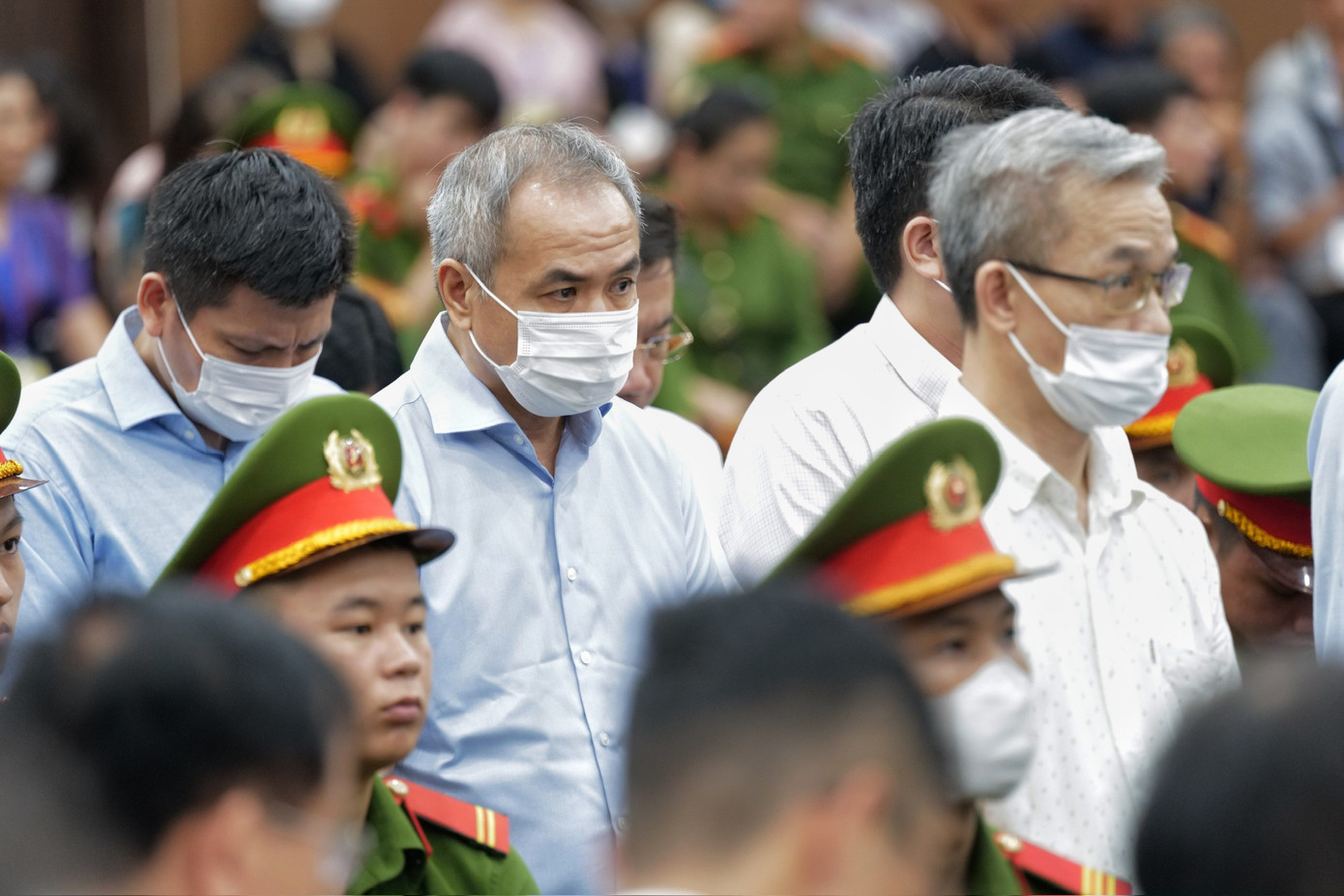 Hình ảnh các bị cáo tại tòa. Hình ảnh các bị cáo tại tòa.