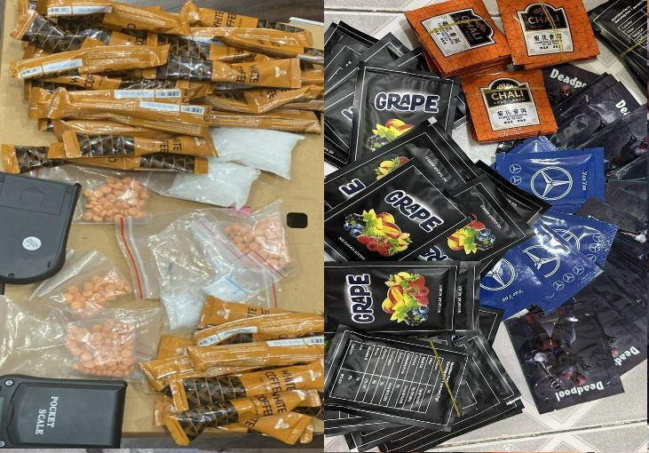 Lực lượng Công an đã phát hiện, thu giữ một số loại ma túy dưới dạng cà phê, trà hoa quả...