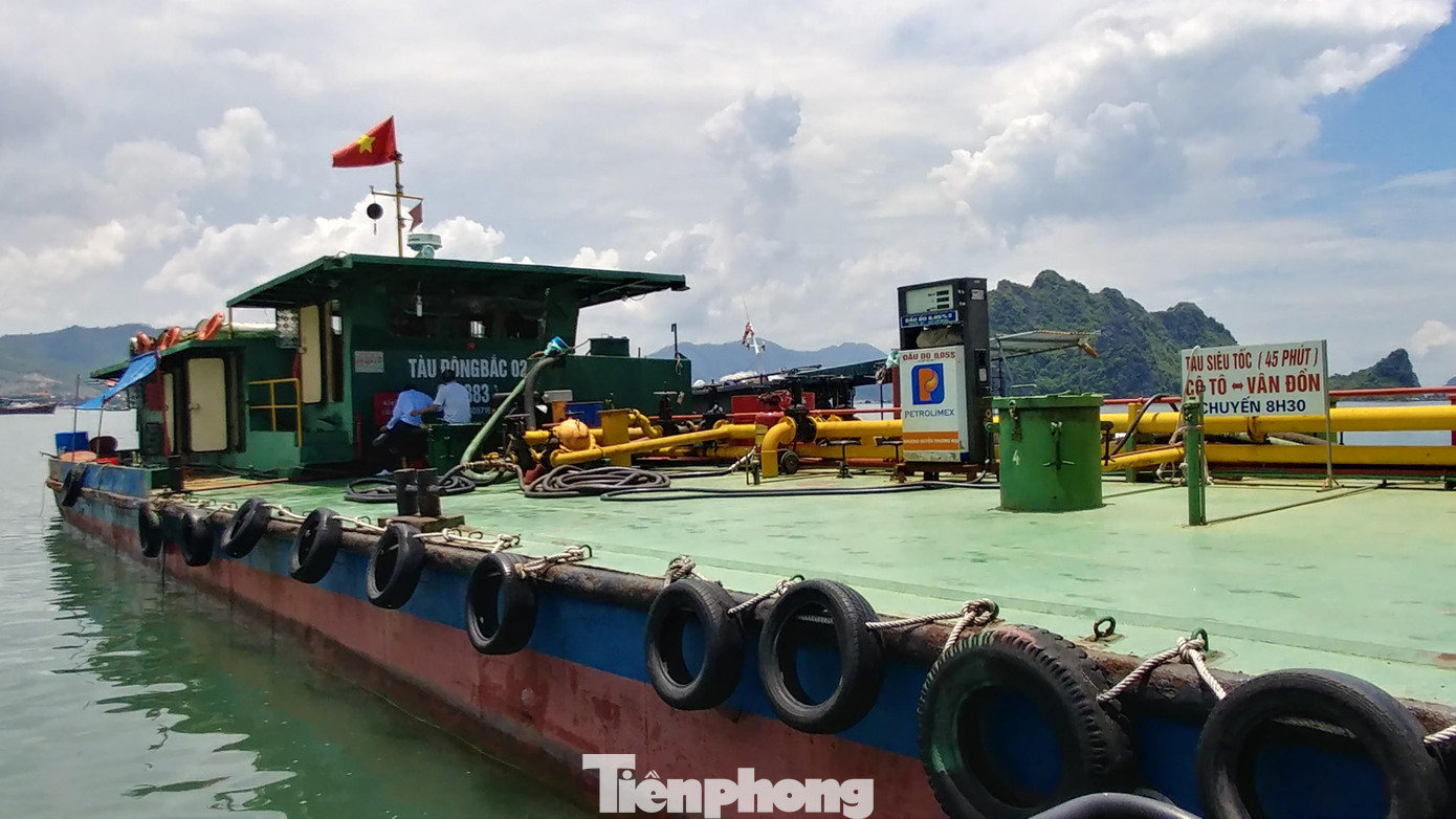 Hai trạm bơm dầu di động trên biển Vân Đồn thông báo hết dầu từ đêm 1/11. Hai trạm bơm dầu di động trên biển Vân Đồn thông báo hết dầu từ đêm 1/11.