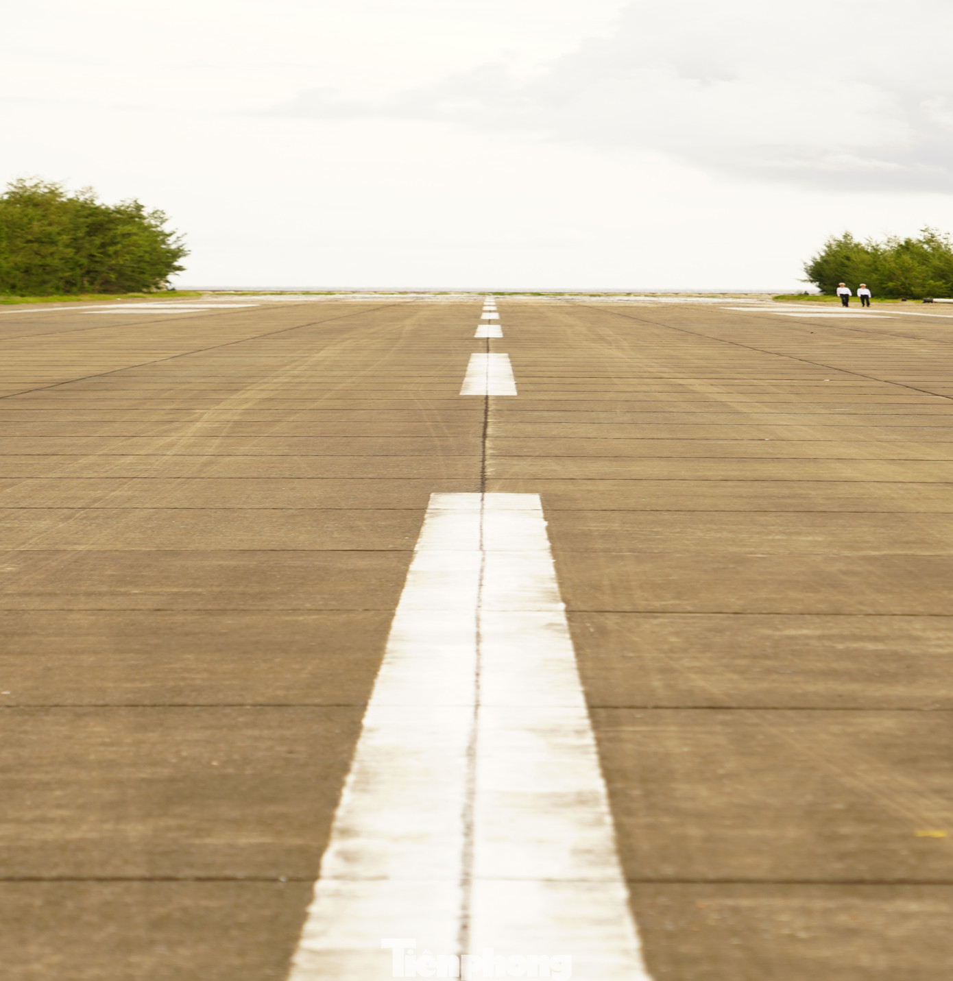 Đường chạy đặc biệt này chính là đường băng trên đảo Trường Sa Lớn.