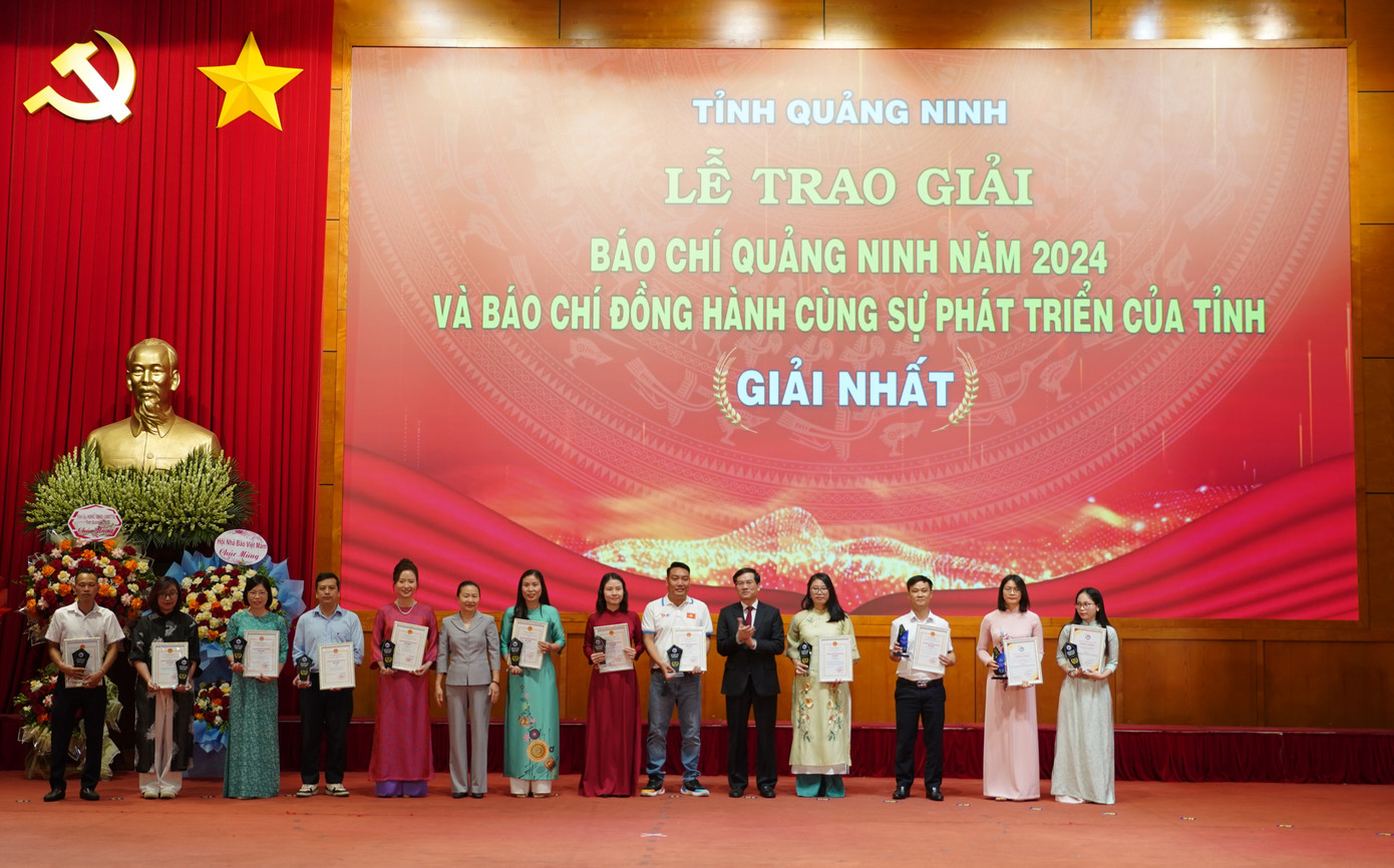 Báo Tiền Phong là cơ quan báo chí Trung ương duy nhất đoạt giải nhất của Giải báo chí Quảng Ninh 2024.