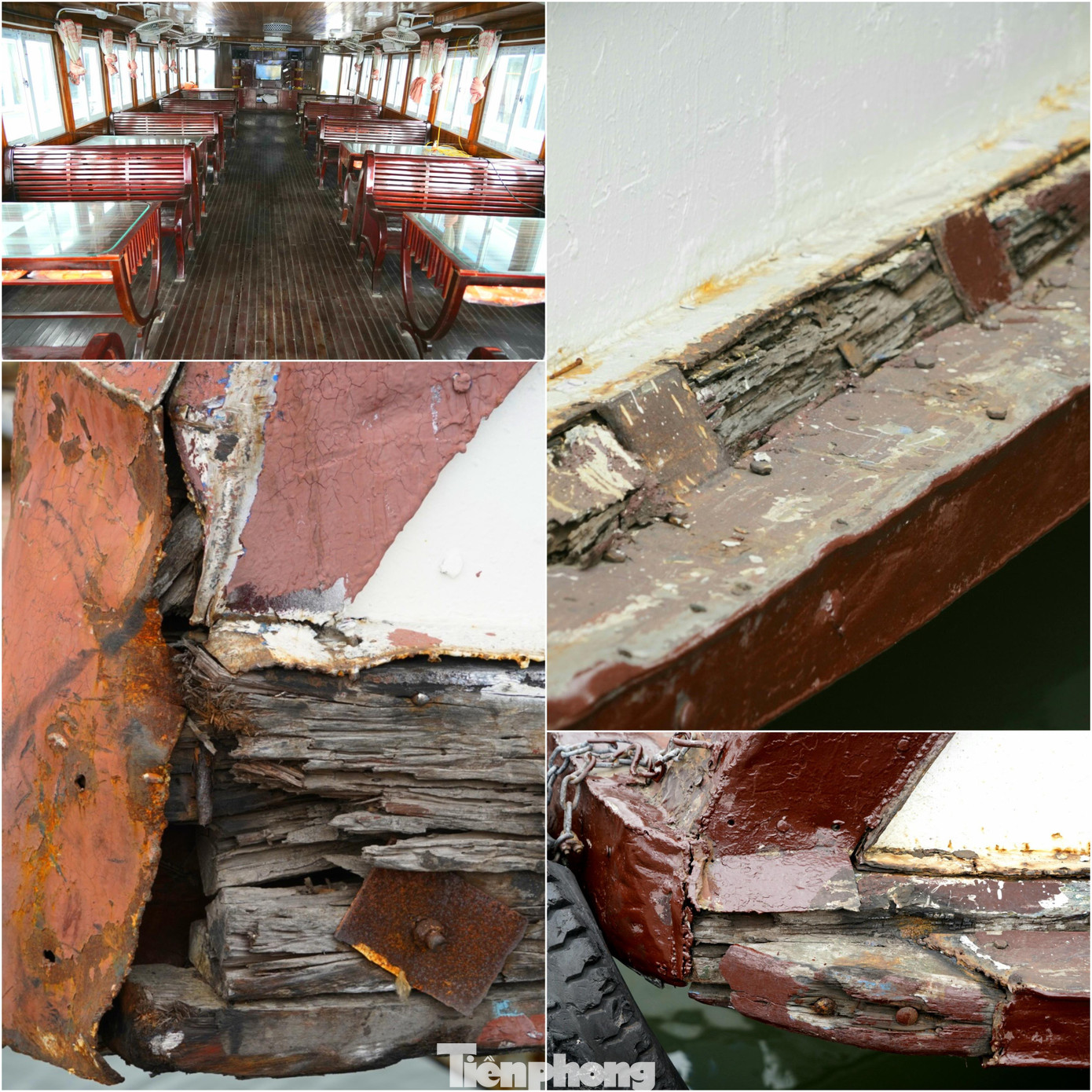 Đặc biệt, nhiều con tàu neo đậu đang có hiện tượng xuống cấp do không được vận hành, bảo dưỡng định kỳ