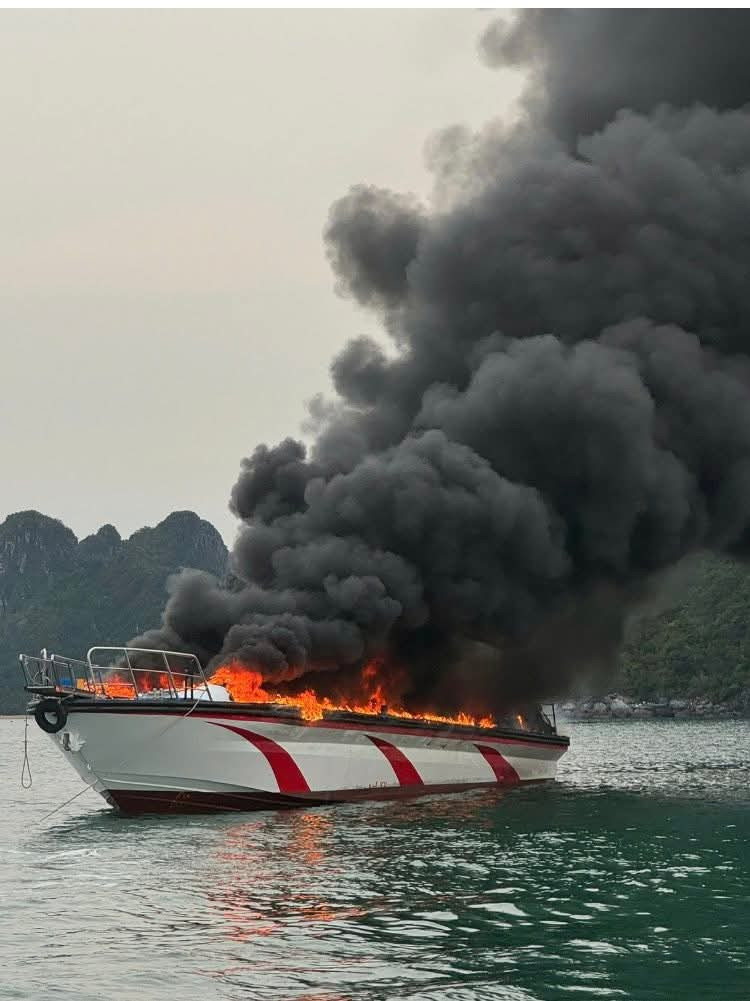 Phát hiện ngọn lửa bùng phát tại khu vực buồng máy, các thuyền viên đã nỗ lực dập lửa bằng bình cứu hỏa và vòi chữa cháy trên tàu. Tuy nhiên, do đám cháy lan nhanh và có nguy cơ mất kiểm soát, cả 5 người buộc phải nhảy xuống biển để thoát thân, bơi vào một tàu dầu gần đó để đảm bảo an toàn. Phát hiện ngọn lửa bùng phát tại khu vực buồng máy, các thuyền viên đã nỗ lực dập lửa bằng bình cứu hỏa và vòi chữa cháy trên tàu. Tuy nhiên, do đám cháy lan nhanh và có nguy cơ mất kiểm soát, cả 5 người buộc phải nhảy xuống biển để thoát thân, bơi vào một tàu dầu gần đó để đảm bảo an toàn.