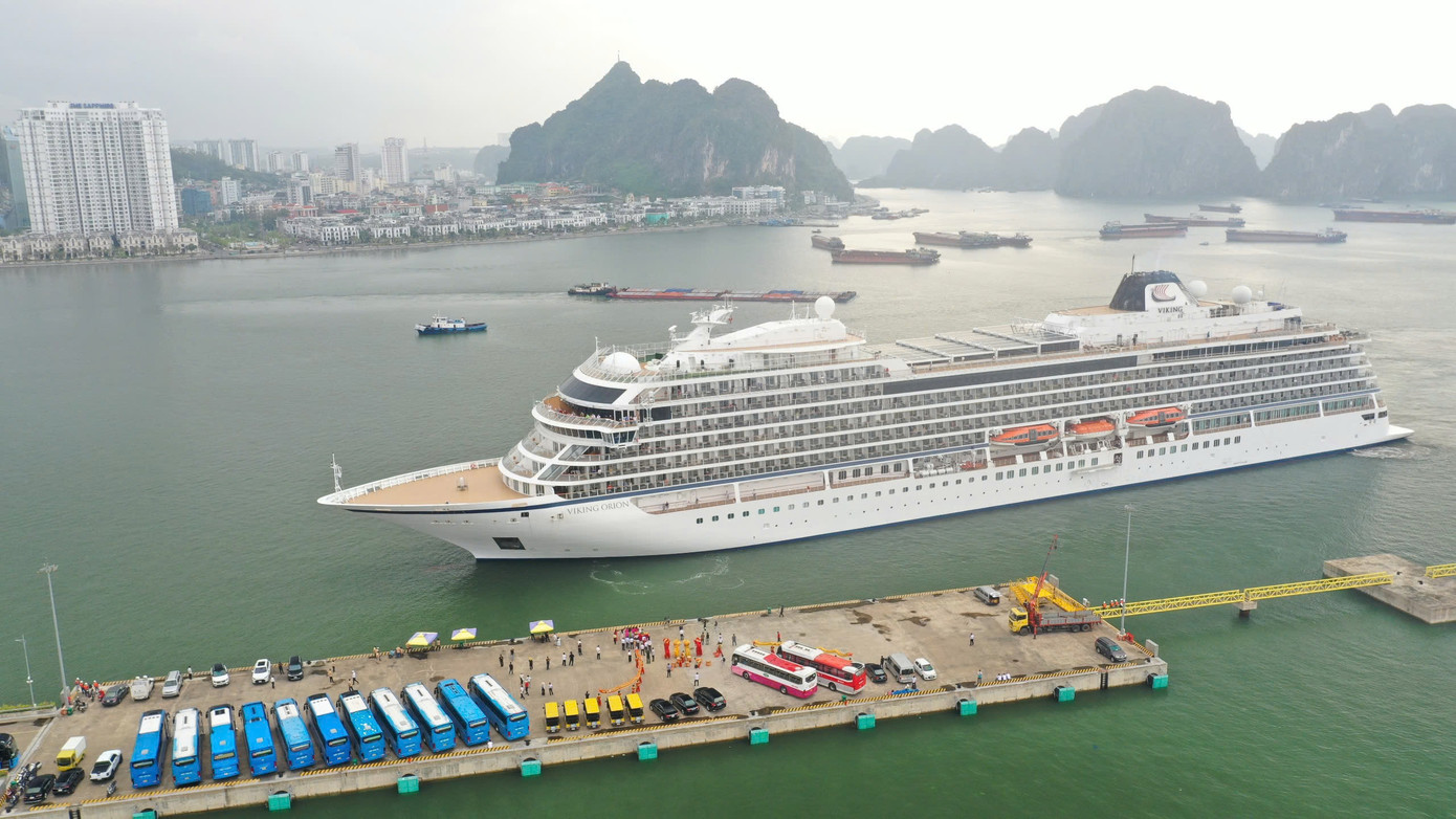 Sau khi cập bến, du khách sẽ tham quan thành phố Hạ Long và khám phá vịnh Hạ Long.