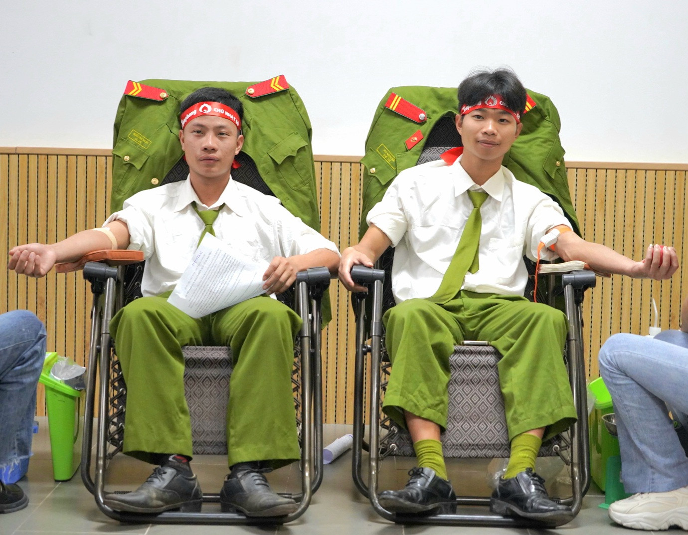 Đa số các chiến sĩ tại Trung tâm Huấn luyện quốc gia về phòng chống khủng bố đều có lượt hiến máu từ lần thứ 3 trở lên.